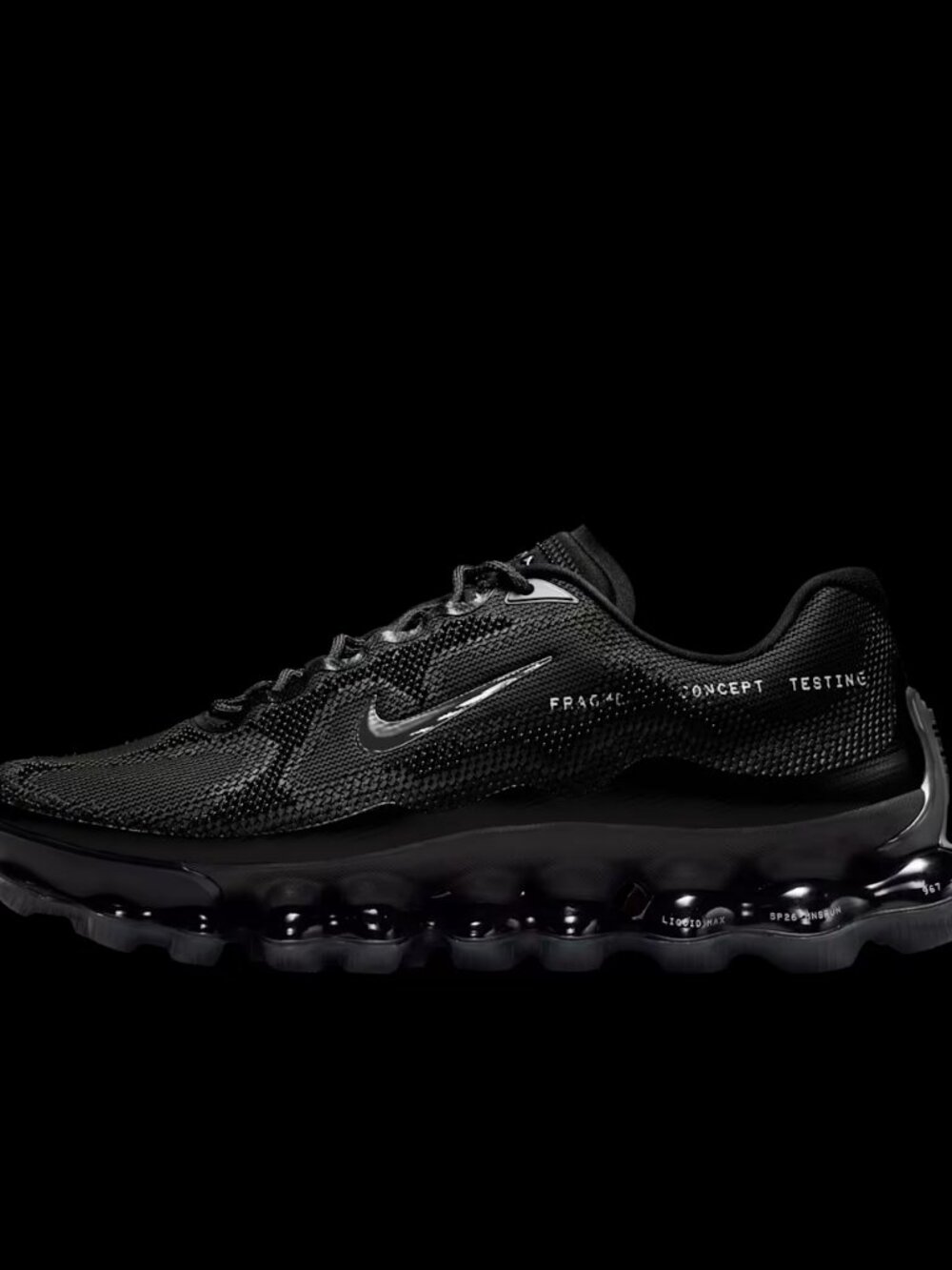 Fragment Design x Nike Air Liquid Max 'Black Anthracite' IQ8601-001 Size 12.5